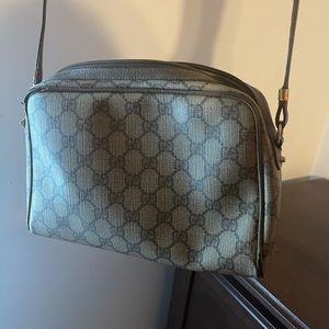 Vintage 80s Gucci Monogram Crossbody